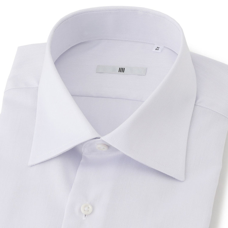 シルバーライン 【発送在庫あり】【SILVER LINE】【形態安定】ワイドカラーワイシャツ/アイスグレー グレー中間