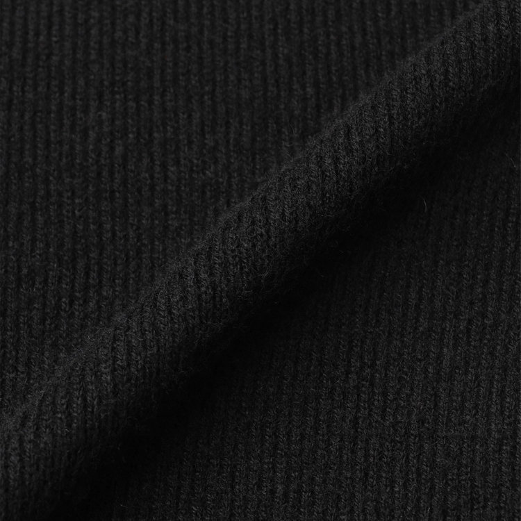 ソノタ 【RBC】【秋冬】片畦編みウールブレンド ミドルウエイトタートルネックニットセーター/ブラック 黒