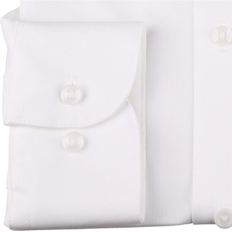 ブラックライン 【発送在庫あり】【WEB限定】【BLACK LINE】ワイドカラーワイシャツ/ホワイト/「4S」スーパーノンアイロン・ストレッチ ホワイト系(白)