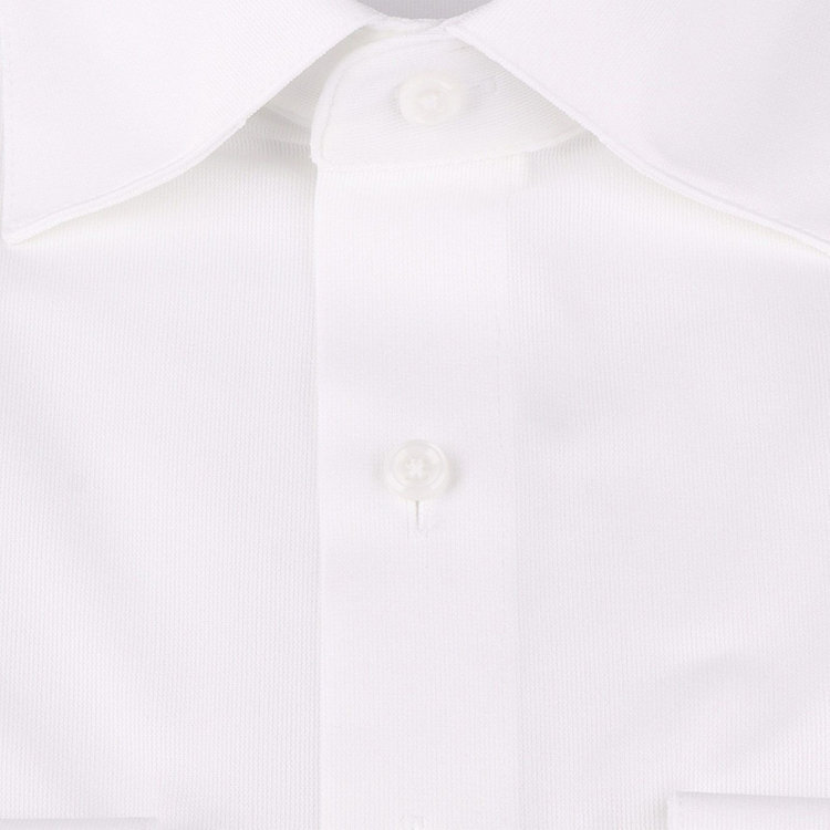 ブラックライン 【発送在庫あり】【WEB限定】【BLACK LINE】ワイドカラーワイシャツ/ホワイト/「4S」スーパーノンアイロン・ストレッチ ホワイト系(白)