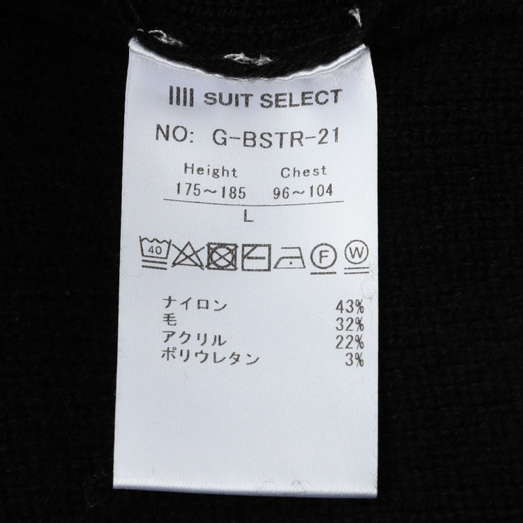 ソノタ 【RBC】【秋冬】片畦編みウールブレンド ミドルウエイトタートルネックニットセーター/ブラック 黒