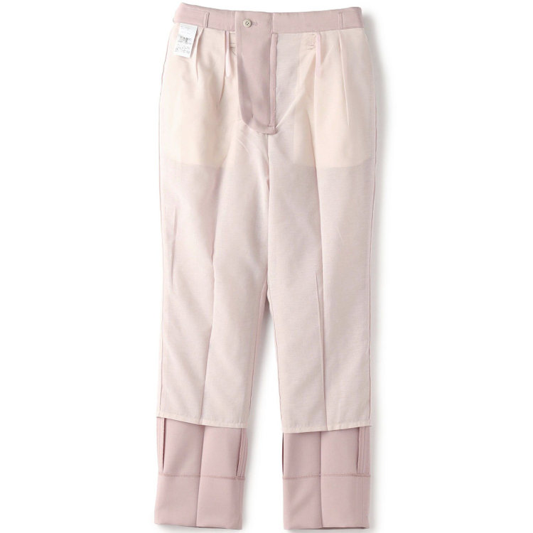 シルバーライン 【SILVER LINE】【年間】1釦シングルパンツスーツ/ピンク/ウォッシャブル/Naturemier/4S SUSTAINABILITY&ECOLOGY FABRIC/※パンツ裾上げ済仕様 赤淡色