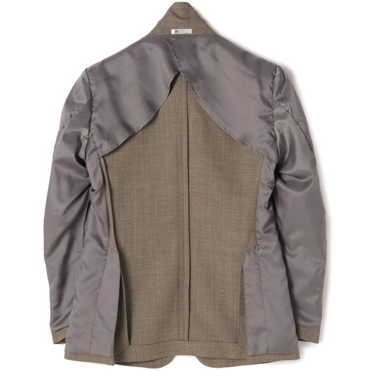 ブラックライン 【RBC】【春夏】3釦段返りジャケット/カーキ/パッチポケット/4S SUSTAINABILITY&ECOLOGY FABRIC 黄淡色
