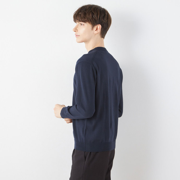 SUIT SELECT　アウトレット 【WEB限定/OUTLET/汚れ・キズ等有】【RBC】BIZ KNIT クルーネック/ネイビー 紺中間