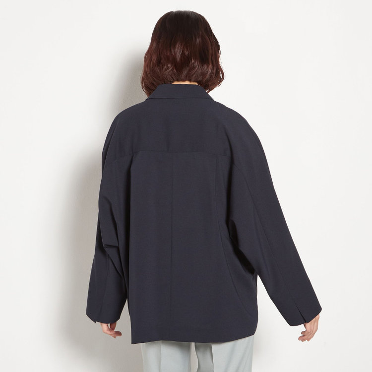 シルバーライン 【SILVER LINE】【春夏】2釦1掛けダブルジャケット/ネイビー/ウォッシャブル/4S SUSTAINABILITY&ECOLOGY FABRIC/Naturemier 紺濃色