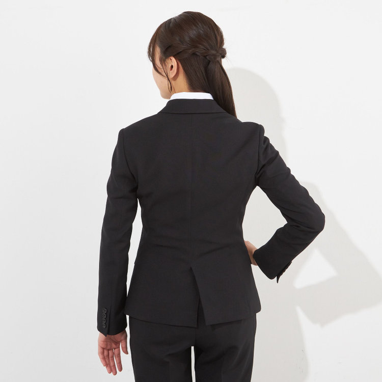 シルバーライン 【SILVER LINE】【年間】2釦ジャケット/ブラック/4S SUSTAINABILITY&ECOLOGY FABRIC 黒