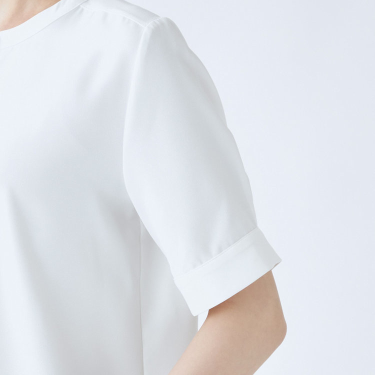 シルバーライン 【SILVER LINE/5分袖】プルオーバー/ホワイト 白