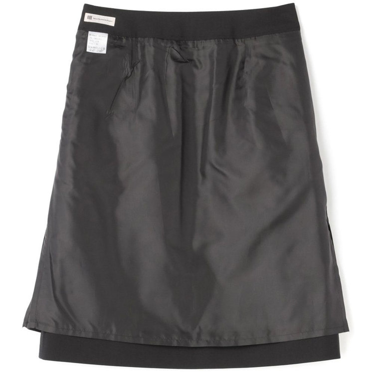 スーツセレクト 【SUIT SELECT×Samantha Thavasa】【年間】バックフレアセミタイトスカート/究極のブラック/4S/マシンウォシャブル ブラック系(黒)