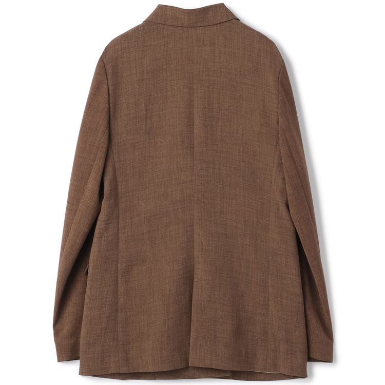 シルバーライン 【RELAX WIDE】【年間】 ダブルジャケットワイドパンツスーツ/ブラウン/4S SUSTAINABILITY&ECOLOGY FABRIC/※パンツ裾上げ済仕様 茶中間