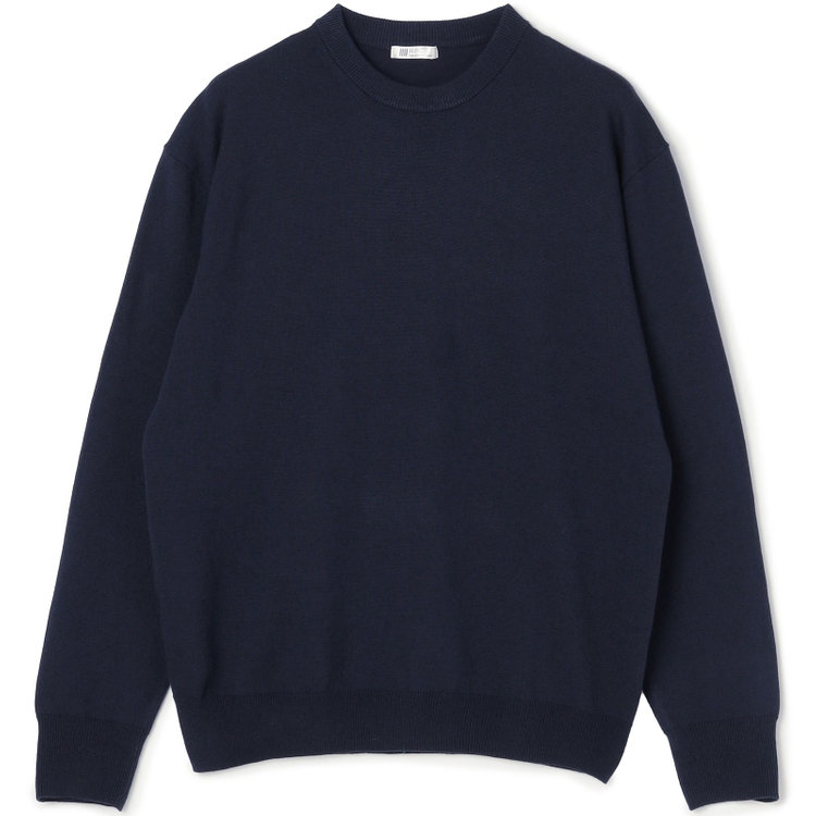 SUIT SELECT　アウトレット 【WEB限定/OUTLET/汚れ・キズ等有】【RBC】BIZ KNIT クルーネック/ネイビー 紺中間