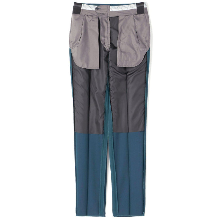 シルバーライン 【CLASSICO TAPERED】【春夏】6釦2掛けダブルスーツ 2タック/グリーン/NEW ZEALAND WOOL MIX/裾直し必要 緑中間