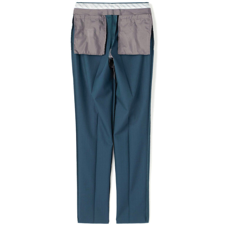 シルバーライン 【CLASSICO TAPERED】【春夏】6釦2掛けダブルスーツ 2タック/グリーン/NEW ZEALAND WOOL MIX/裾直し必要 緑中間