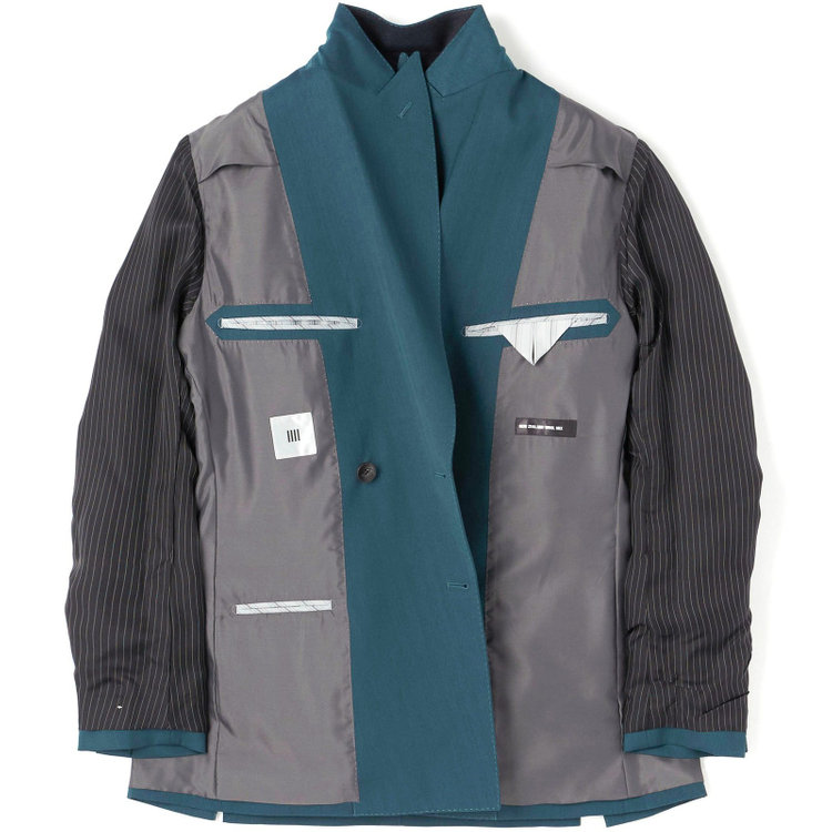 シルバーライン 【CLASSICO TAPERED】【春夏】6釦2掛けダブルスーツ 2タック/グリーン/NEW ZEALAND WOOL MIX/裾直し必要 緑中間