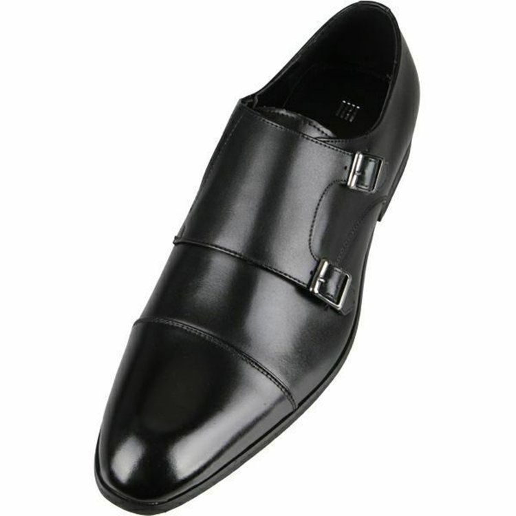 ブラックライン 【WEB限定/OUTLET】【SL】ダブルモンクストラップ ドレスシューズ/ブラック ブラック系(黒)
