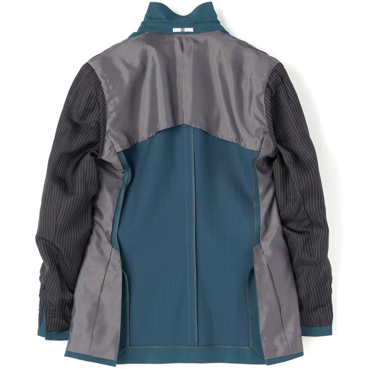 シルバーライン 【CLASSICO TAPERED】【春夏】6釦2掛けダブルスーツ 2タック/グリーン/NEW ZEALAND WOOL MIX/裾直し必要 緑中間