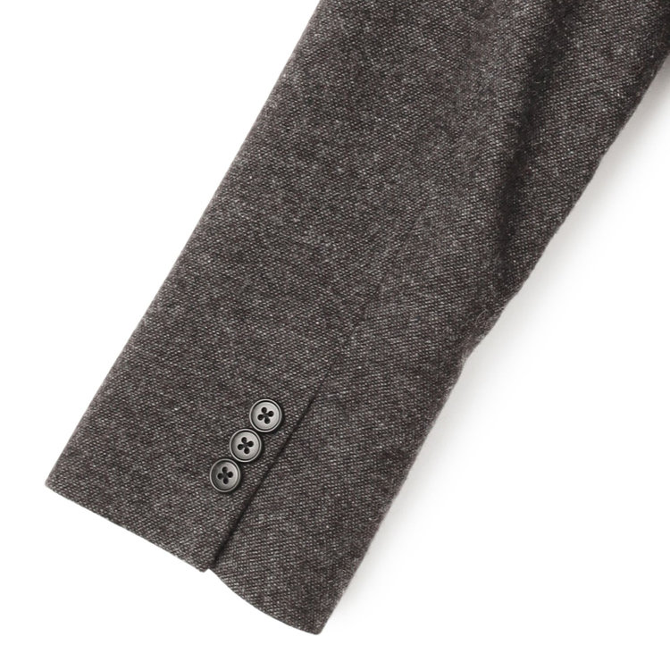 ブラックライン 【BLACK LINE】2釦1掛けジャコット/ブラウン 茶中間