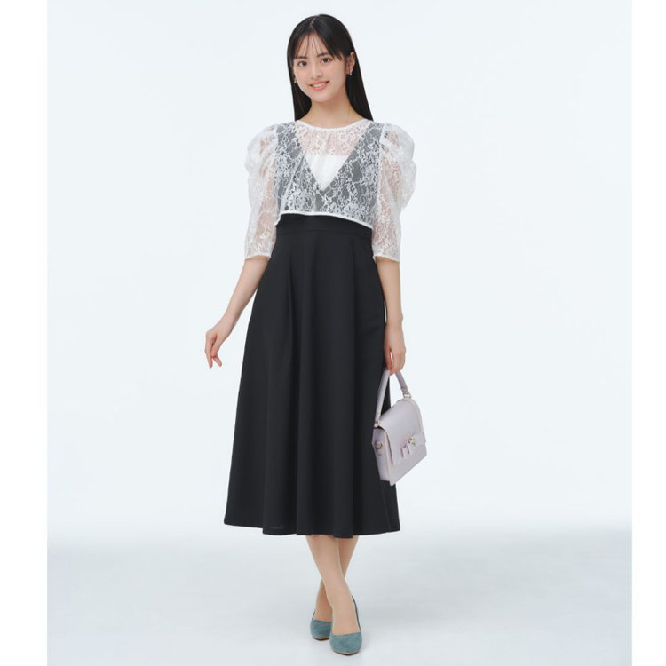 サマンサ 【SUIT SELECT × Samantha Thavasa】ジャンパースカート 黒