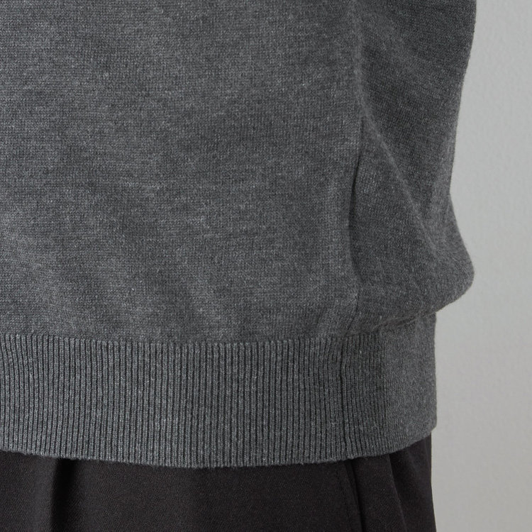 スーツセレクト 【RBC】BIZ KNIT クルーネック/グレー グレー中間