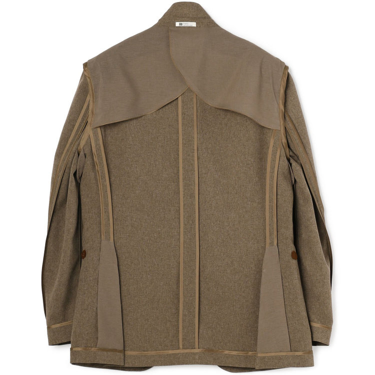 シルバーライン 【RBC】【春夏】3釦段返りシングルスーツ 2タック/ライトブラウン/パッチポケット/ドローコード&ウエストシャーリング/※パンツ裾上げ済仕様 茶淡色