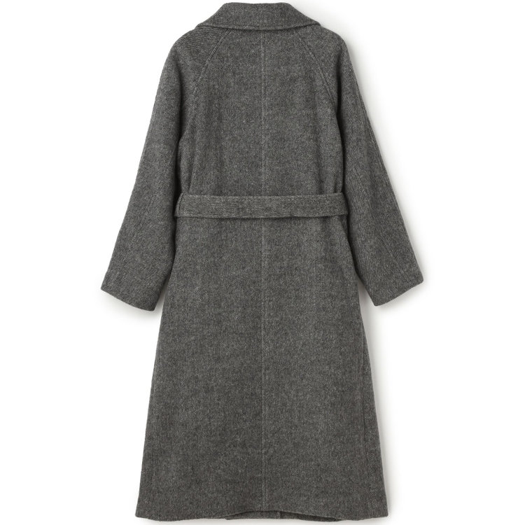 シルバーライン 【SL】ダブルベルテッドチェスターコート/グレー/RE:NEWOOL グレー濃色