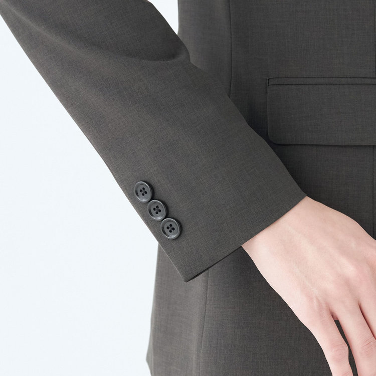 シルバーライン 【SL】【年間】1釦ジャケット/グレー/ウォッシャブル グレー濃色