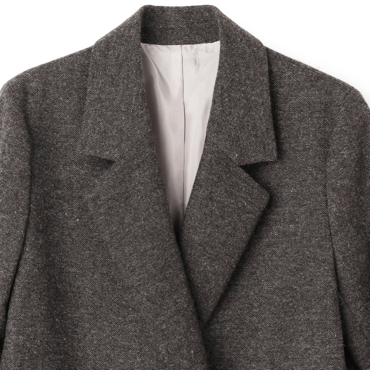 ブラックライン 【BLACK LINE】2釦1掛けジャコット/ブラウン 茶中間