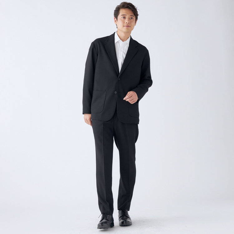 ブラックライン 【RBC】【春夏】オーバーサイズパンツ/ブラック/ウエストシャーリング/ドローコード/4S SUSTAINABILITY&ECOLOGY FABRIC/※裾上げ済仕様 黒