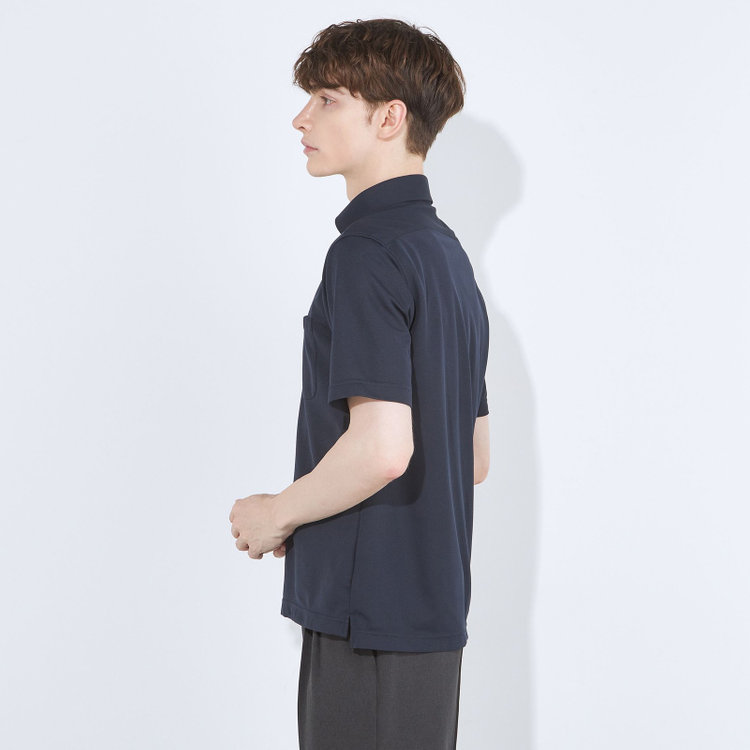 シルバーライン 【発送在庫あり】【WEB限定】【RBC/半袖】ボタンダウンビズポロシャツ プルオーバータイプ/ネイビー/4S 青濃色