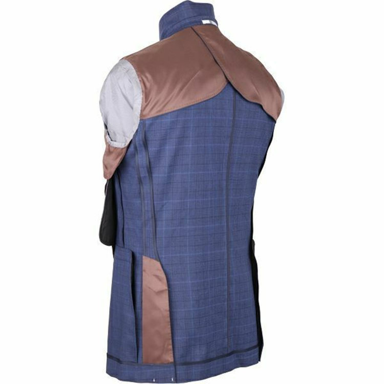 スーツセレクト 【WEB限定/OUTLET】【CLASSICO TAPERED】【春夏】2釦シングルスーツ 1タック/ネイビー×チェック/TRABALDO TOGNA estrato fabric made in italy ネイビー系(紺)