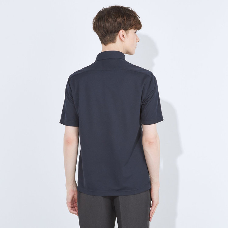 シルバーライン 【発送在庫あり】【WEB限定】【RBC/半袖】ボタンダウンビズポロシャツ プルオーバータイプ/ネイビー/4S 青濃色