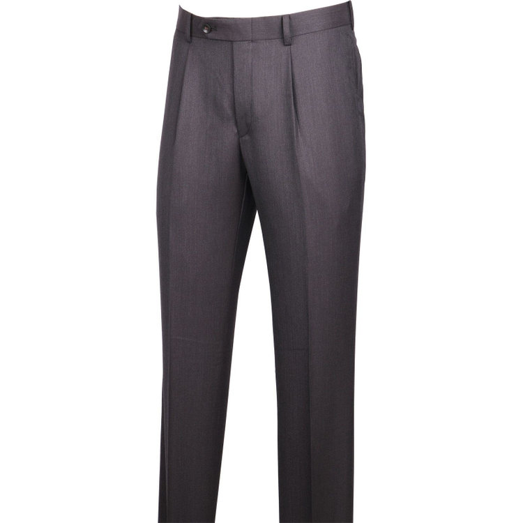 スーツセレクト 【CLASSICO TAPERED】【秋冬】コーディネートパンツ付き/2釦シングルスーツ 1タック/ブラウン×シャドーグレンチェック+ダークグレーパンツ/NEW ZEALAND WOOL MIX ブラウン系(茶)