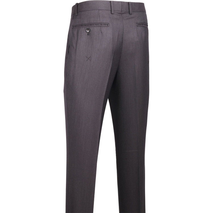 スーツセレクト 【CLASSICO TAPERED】【秋冬】コーディネートパンツ付き/2釦シングルスーツ 1タック/ブラウン×シャドーグレンチェック+ダークグレーパンツ/NEW ZEALAND WOOL MIX ブラウン系(茶)