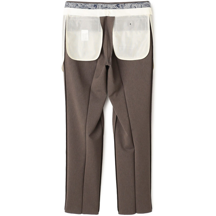 シルバーライン 【CLASSICO TAPERED】【春夏】1タックテーパードパンツ/ブラウン/ウエストムーブ仕様/4S SUSTAINABILITY&ECOLOGY FABRIC/※裾上げ済仕様 茶淡色