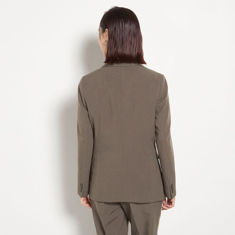 シルバーライン 【SILVER LINE】【年間】1釦シングルパンツスーツ/ブラウン/ウォッシャブル/ウエストシャーリング/4S SUSTAINABILITY&ECOLOGY FABRIC/※パンツ裾上げ済仕様 茶中間