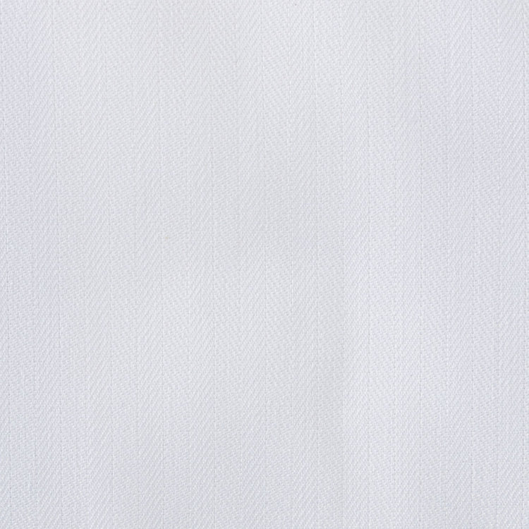 シルバーライン 【SL/長袖】レギュラーカラーブラウス/ホワイト×ドビーストライプ/形態安定 白