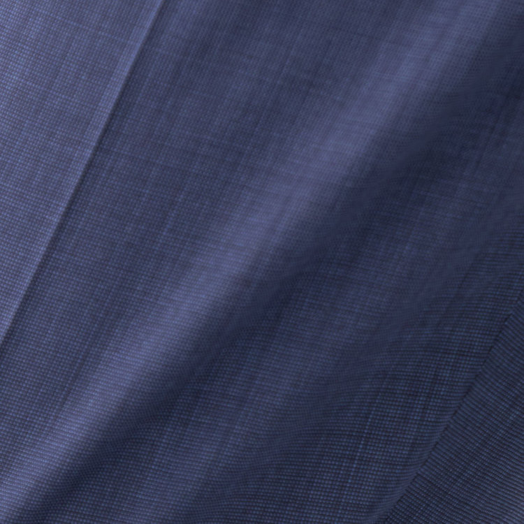 SUIT SELECT　アウトレット 【WEB限定/OUTLET/汚れ・キズ等有】【CLASSICO TAPERED】【春夏】ウール 1タックテーパードパンツ/ネイビー×ソリッド/ウエストムーブ/ウォッシャブル/※裾上げ必要 紺淡色