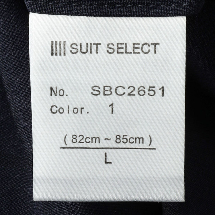 ブラックライン 【SLIM TAPERED】【春夏】0タックテーパードパンツ/ネイビー×ウィンドペン/ウエストシャーリング/4S SUSTAINABILITY&ECOLOGY FABRIC「ウォッシャブル」「ストレッチ」/※裾上げ済仕様 紺濃色