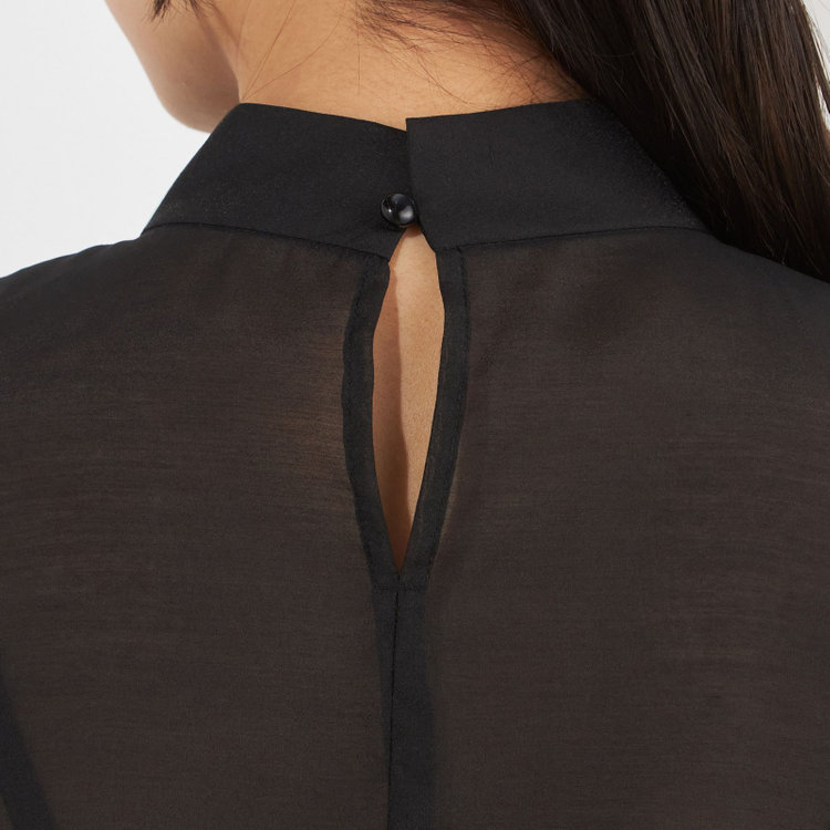 サマンサ 【SUIT SELECT×Samantha Thavasa】【長袖】ボウタイブラウス/ブラック 黒