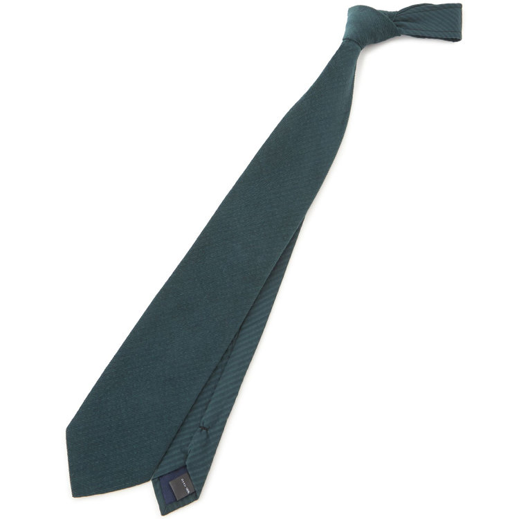 シルバーライン 【SILVER LINE】コットンソリッド系ネクタイ 8.0cm幅/グリーン その他