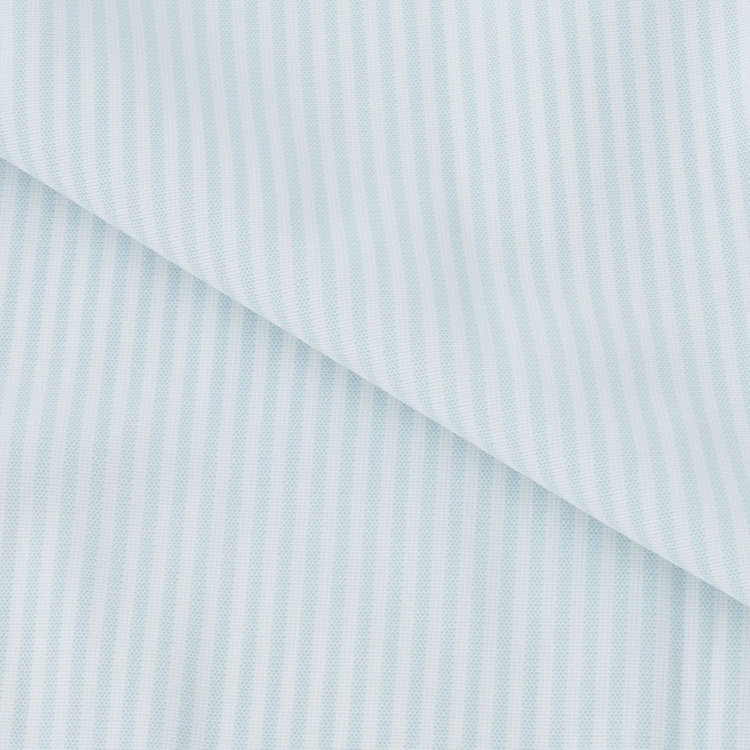 ブラックライン 【発送在庫あり】【BLACK LINE】ホリゾンタルワイドワイシャツ/グリーン＆ホワイト×ストライプ/「4S」スーパーノンアイロン・ストレッチ 緑淡色