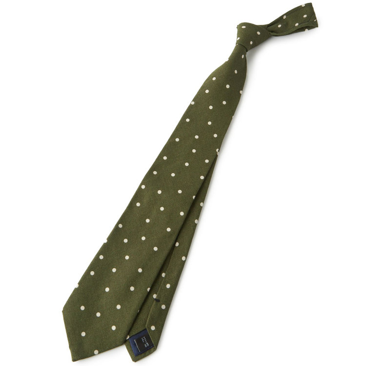 BLACK LINE】ポリエステルストライプネクタイ 7.5cm幅/ネイビー