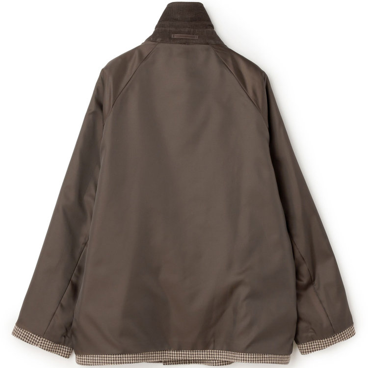 シルバーライン 【SL】ウールブレンドデュアリティショートコート/ブラウン/140S BLENDED EXTRA FINE MERINO WOOL 茶中間