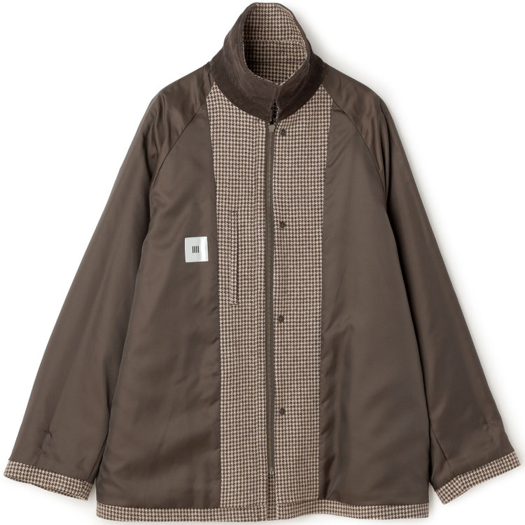 シルバーライン 【SL】ウールブレンドデュアリティショートコート/ブラウン/140S BLENDED EXTRA FINE MERINO WOOL 茶中間