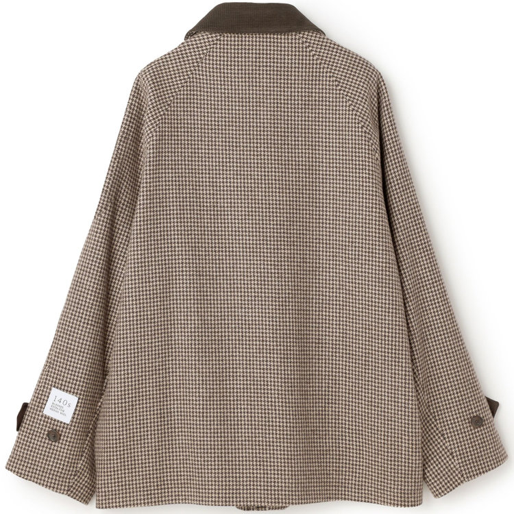シルバーライン 【SL】ウールブレンドデュアリティショートコート/ブラウン/140S BLENDED EXTRA FINE MERINO WOOL 茶中間