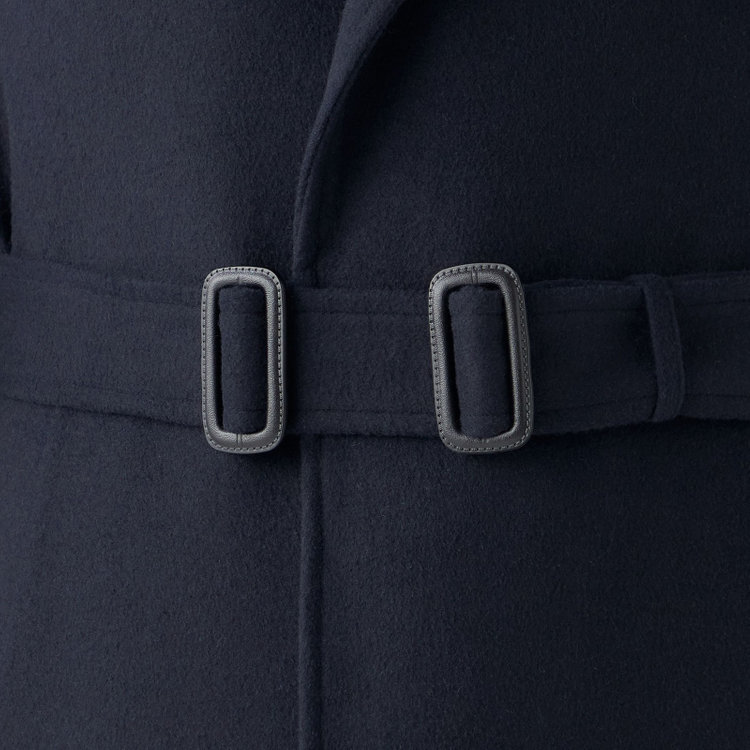 ブラックライン 【発送在庫あり】【SL】ウールブレンドタイロッケンコート/ネイビー ネイビー系(紺)