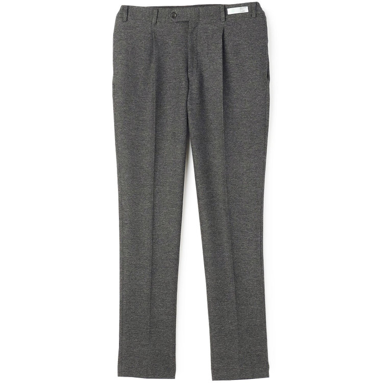 シルバーライン 【CLASSICO TAPERED】【秋冬】1タックテーパードパンツ/グレー/ウエストシャーリング/4S SUSTAINABILITY&ECOLOGY FABRIC/※裾上げ必要 グレー濃色