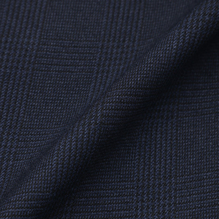 シルバーライン 【発送在庫あり】【RBC】【秋冬】3釦段返りジャケット/ネイビー×グレンチェック/パッチポケット 紺中間