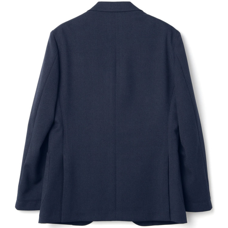 シルバーライン 【発送在庫あり】【RBC】【秋冬】3釦段返りジャケット/ネイビー×グレンチェック/パッチポケット 紺中間