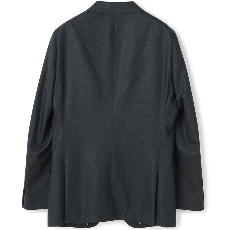 シルバーライン 【CLASSICO TAPERED】【秋冬】2釦シングルスーツ 1タック/グリーン/CANONICO 1663 fabric made in italy/※裾上げ必要 緑中間