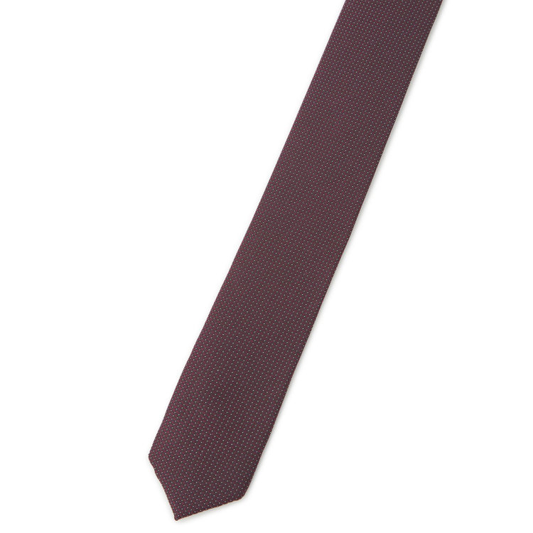 シルバーライン 【SILVER LINE】シルクブレンドソリッド系ネクタイ 8.0cm幅/ワイン その他